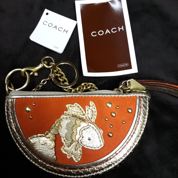 Coach Handbags - NWT Coach Koi coin purse\bag charm